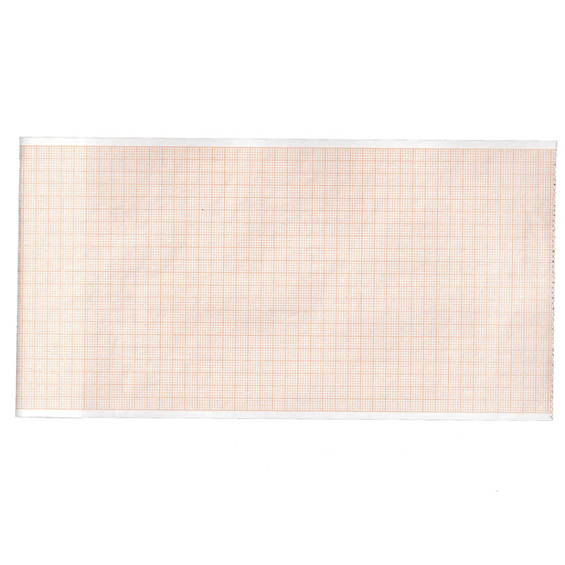 Carta termica ecg 112x27 mmxm - rotolo griglia arancio - 10 rotoli Carta termica ecg 112x27 mmxm - rotolo griglia arancio - 10 rotoli