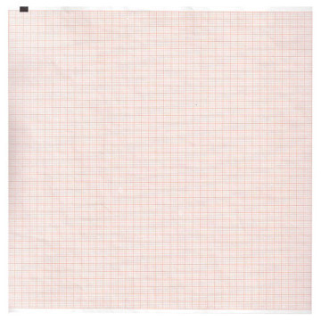 Carta termica ecg 210x140 mm x 180 - pacco griglia arancio - conf. 10 pz.