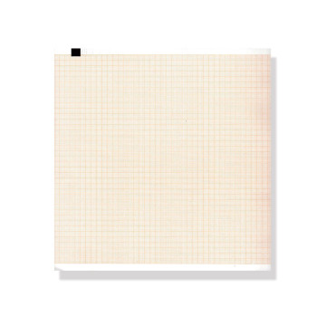 Carta termica ecg 210x300 mmxm - pacco griglia arancio - 1 pacco