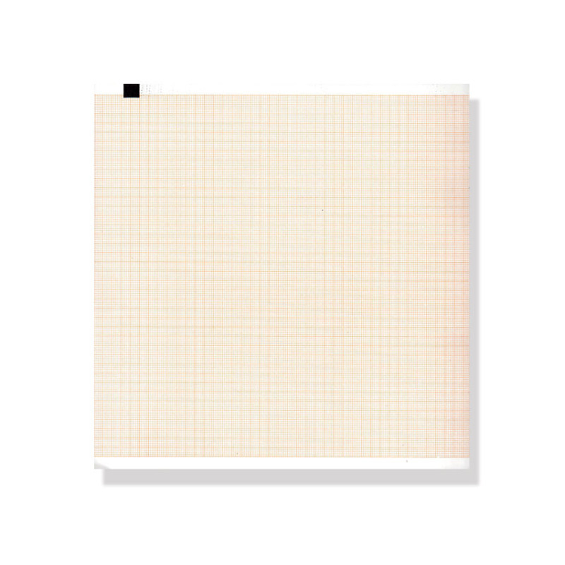Carta termica ecg 210x300 mmxm - pacco griglia arancio - 1 pacco Carta termica ecg 210x300 mmxm - pacco griglia arancio - 1 pacco