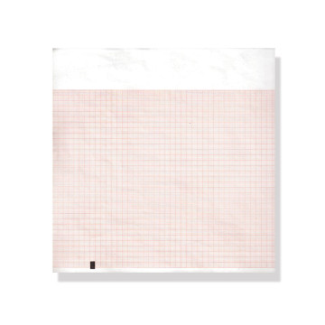 Carta termica ecg 210x300 mmxm - pacco griglia arancio - 1 pacco