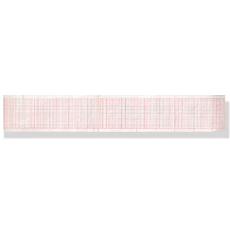 Carta termica ecg 50x100 mmxm - pacco griglia arancio - conf. 25 pacchi Carta termica ecg 50x100 mmxm - pacco griglia arancio - conf. 25 pacchi