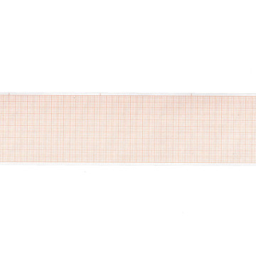 Carta termica ecg 60x30 mmxm - rotolo griglia arancio - 20 rotoli