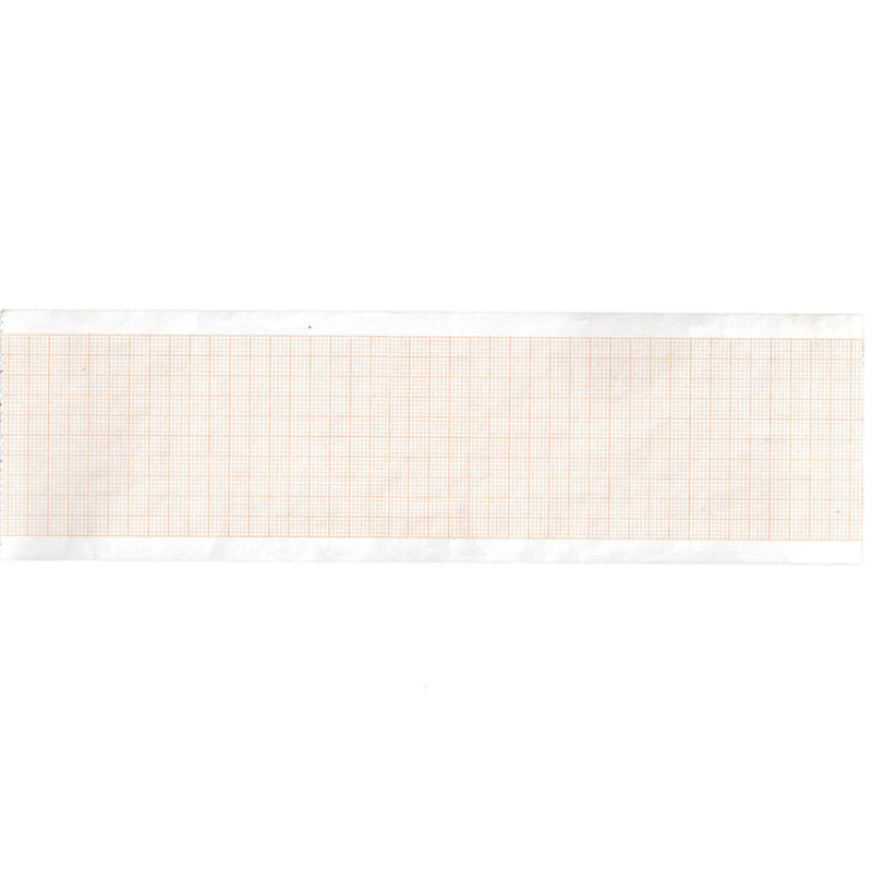 Carta termica ecg 63x30 mmxm - rotolo griglia arancio - 20 rotoli Carta termica ecg 63x30 mmxm - rotolo griglia arancio - 20 rotoli