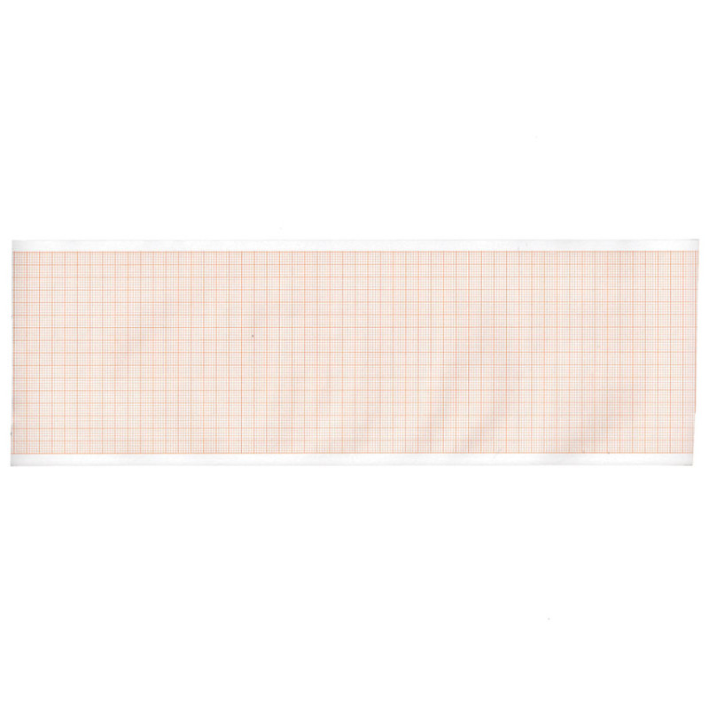 Carta termica ecg 90x28 mmxm - rotolo griglia arancio - 10 rotoli Carta termica ecg 90x28 mmxm - rotolo griglia arancio - 10 rotoli