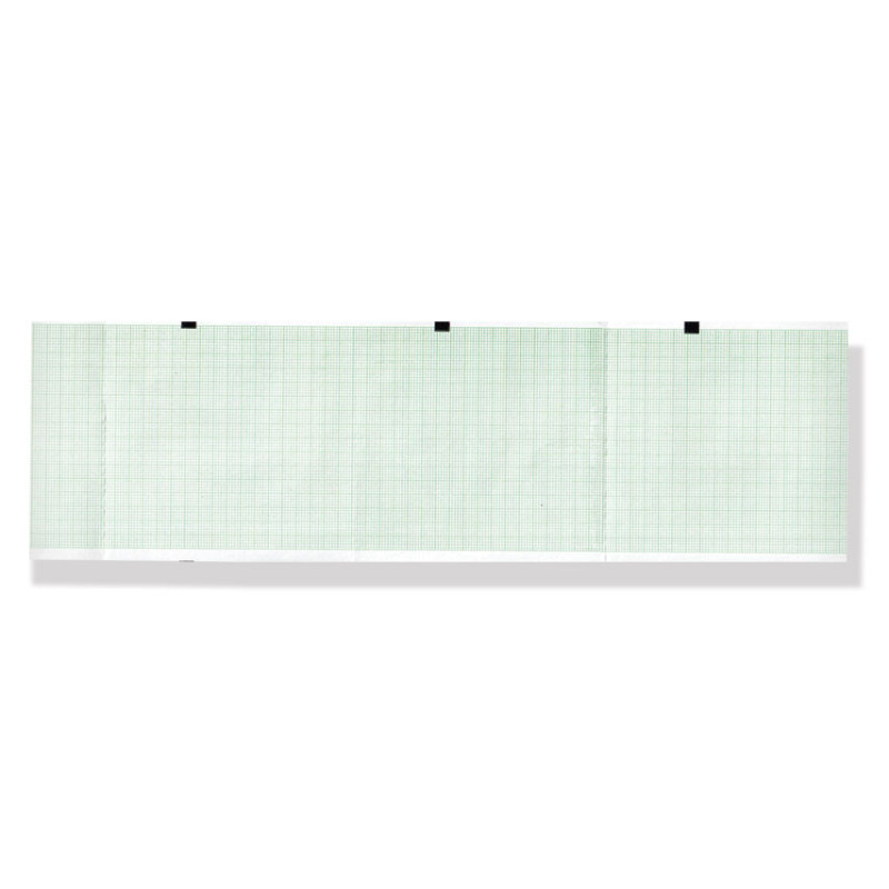 Carta termica ecg 90x90 mmxm - pacco griglia verde - conf. 25 pacchi Carta termica ecg 90x90 mmxm - pacco griglia verde - conf. 25 pacchi