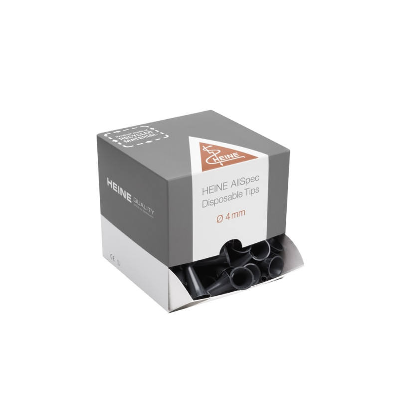 Mini Speculum Heine - diametro 4 mm - grigi conf. 250 pz. Mini Speculum Heine - diametro 4 mm - grigi conf. 250 pz.