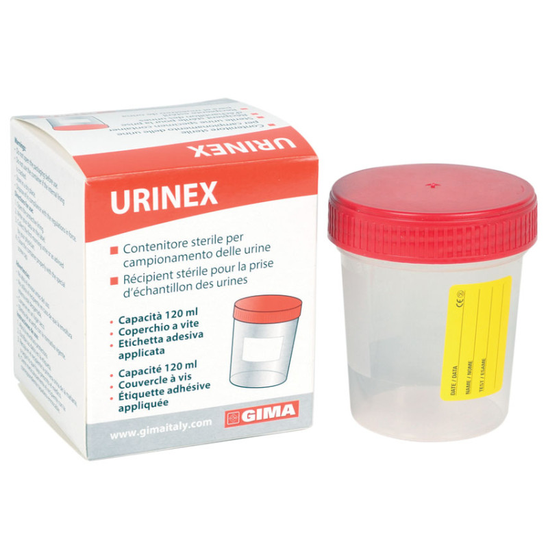 Contenitore Urine 120 ml - scatola singola - sterile conf. 100 pz.