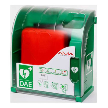 Teca con allarme per Defibrillatore (DAE) con termoregolazione e ventilazione - da esterno