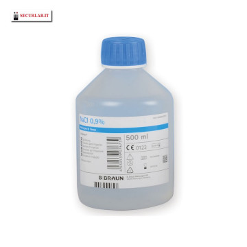 Soluzione salina sterile B-Braun Ecotainer - 500 ml - Confezione singola