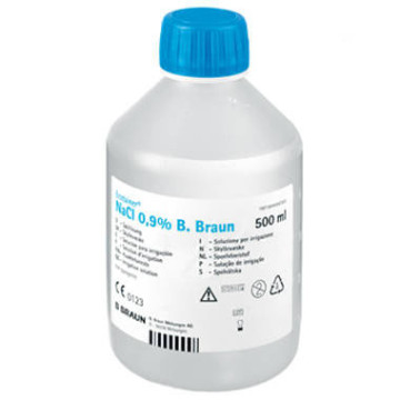 Soluzione salina sterile B-Braun Ecotainer - 500 ml - Confezione singola