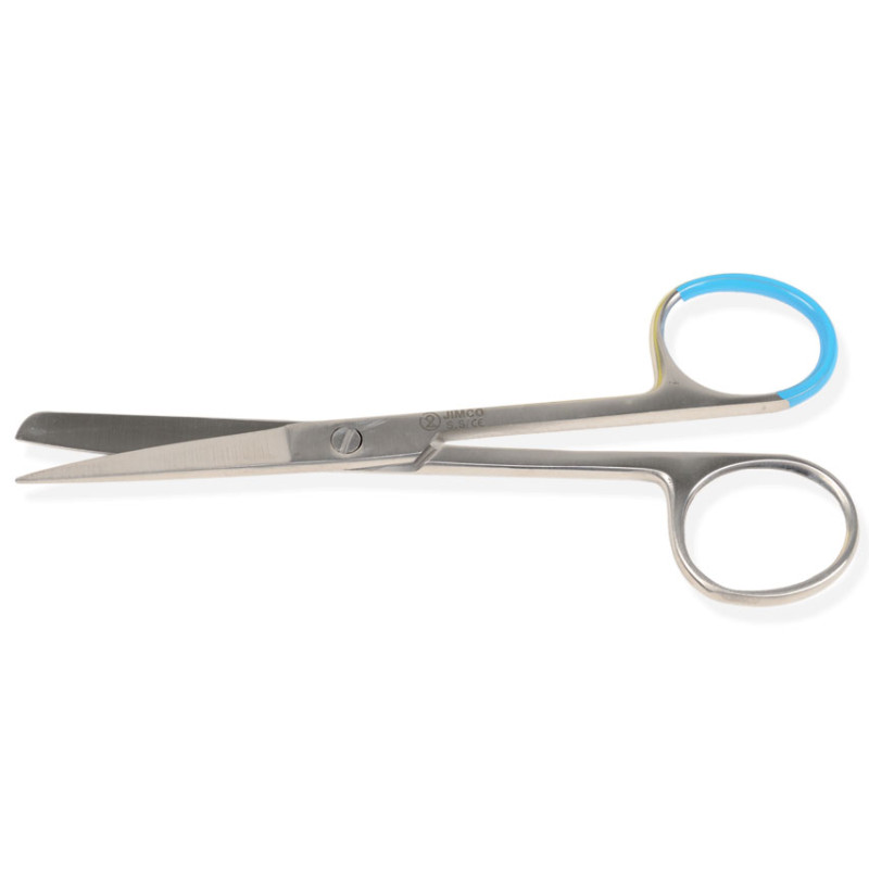 Forbici chirurgiche sterili punte alterne - rette - 13 cm - conf. 25 pz. Forbici chirurgiche sterili punte alterne - rette - 13 cm - conf. 25 pz.