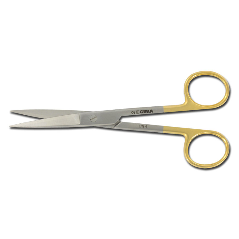 Forbici rette c.t. Punte acute - 14,5 cm - 1 pz. Forbici rette c.t. Punte acute - 14,5 cm - 1 pz.