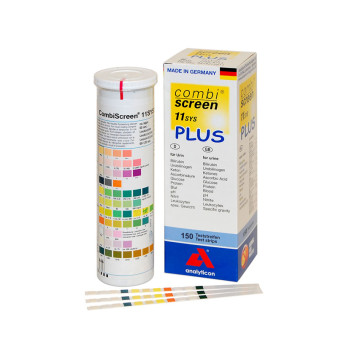 Strisce urine per test visivo o per uso con Urilyzer® 100, 100 Pro, 500 Pro e Combiscan 100 Combi Screen 11PLUS - 11 parametri