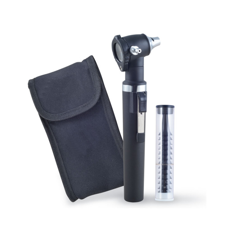 Otoscopio a fibre ottiche gimalux - nero - 1 pz. Otoscopio a fibre ottiche gimalux - nero - 1 pz.