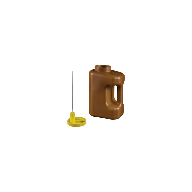 Contenitore urine 24 ore - tanica 3.000 ml con sistema di aspirazione -  Conf.30 pz.