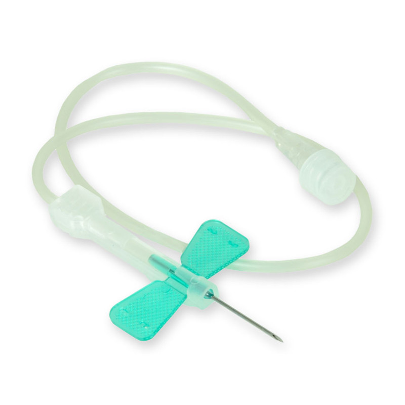 Ago butterfly di sicurezza 21g l/l - sterile - conf. 100 pz. Ago butterfly di sicurezza 21g l/l - sterile - conf. 100 pz.