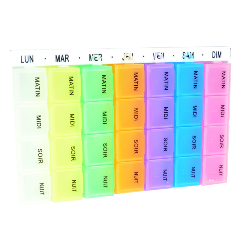 Portapillole settimanale x4 easy - francese - 1 pz. Portapillole settimanale x4 easy - francese - 1 pz.