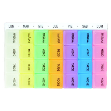 Portapillole settimanale x4 easy - spagnolo - 1 pz.