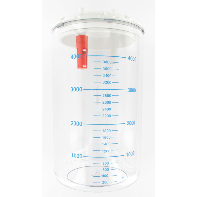 Vaso 5 litri con coperchio - autoclavabile a 121°c - 1 pz. Vaso 5 litri con coperchio - autoclavabile a 121°c - 1 pz.
