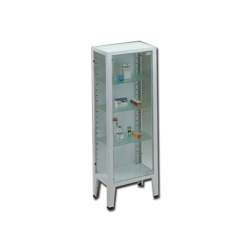 Vetrina 1 anta - 3 ripiani - vetro temperato - 1 pz. Vetrina 1 anta - 3 ripiani - vetro temperato - 1 pz.