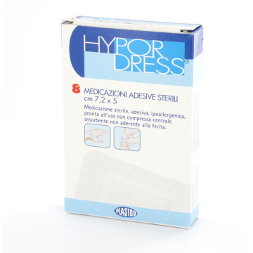 Medicazione adesiva sterile 5x7,2 Hypordress cm - conf. 5 pz.