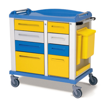 CARRELLO PORTASTRUMENTI PER STUDIO MEDICO - RIPIANI RIMOVIBILI - Gima Mod.  deluxe - 65x45xh80 Cm