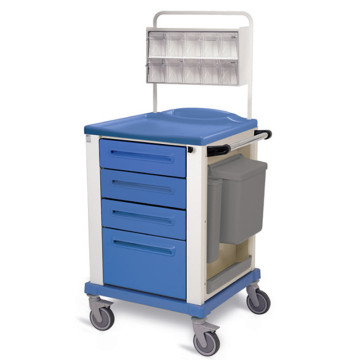 Carrello medicazione - standard - blu - 1 pz.