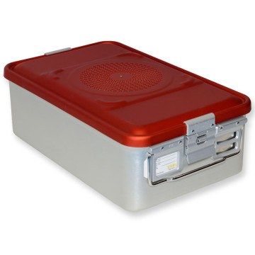 Container con filtro medio h150 mm - rosso - 1 pz.