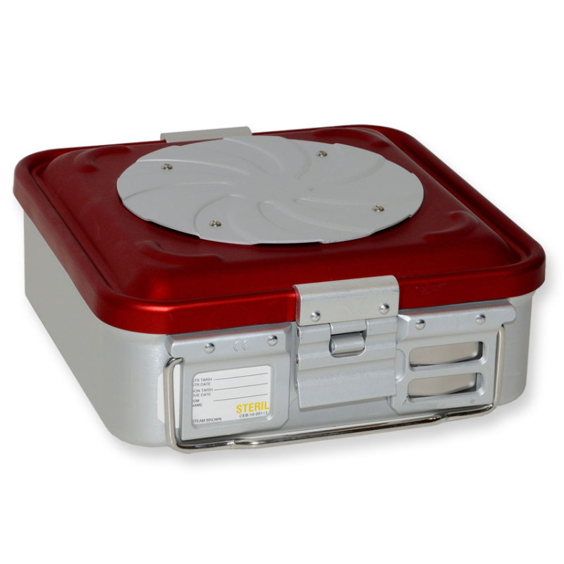 Container con valvola piccolo h100 mm - rosso - 1 pz. Container con valvola piccolo h100 mm - rosso - 1 pz.