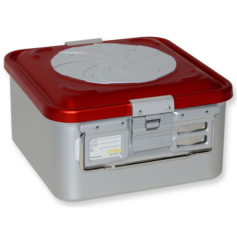 Container con valvola piccolo h150 mm - rosso - 1 pz. Container con valvola piccolo h150 mm - rosso - 1 pz.