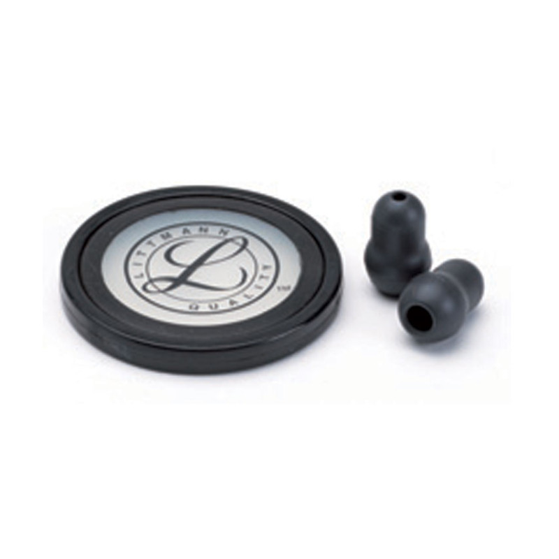 Kit littmann 40011: membrana+anello+olive per master cardiology-nero - 1 kit Kit littmann 40011: membrana+anello+olive per master cardiology-nero - 1 kit