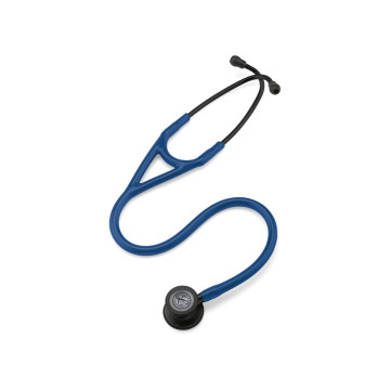 Littmann cardiology iv - 6168 - blu navy - finiture fumo - 1 pz.