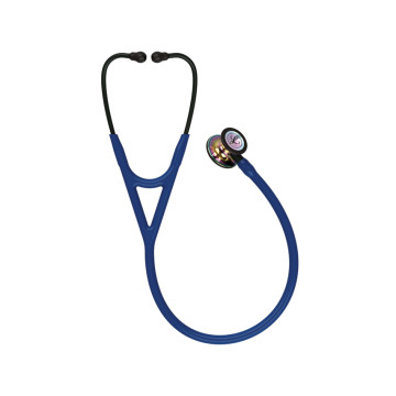 Littmann cardiology iv - 6242 - blu navy - finiture arcobaleno - 1 pz.