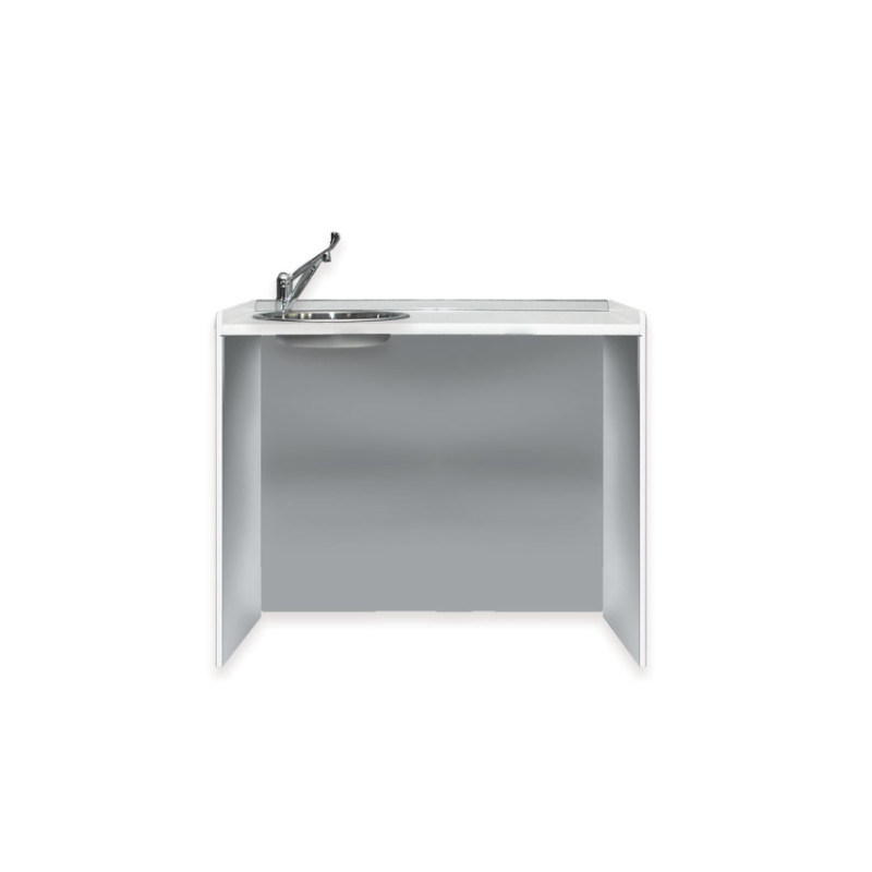 Piano di lavoro 106 cm - lavello a sinistra - 1 pz. Piano di lavoro 106 cm - lavello a sinistra - 1 pz.