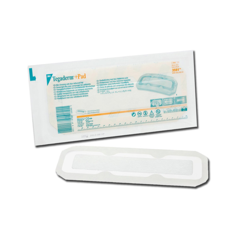 Tegaderm+pad 3m - 9 x 25 cm - sterile - conf. 25 pz. Tegaderm+pad 3m - 9 x 25 cm - sterile - conf. 25 pz.