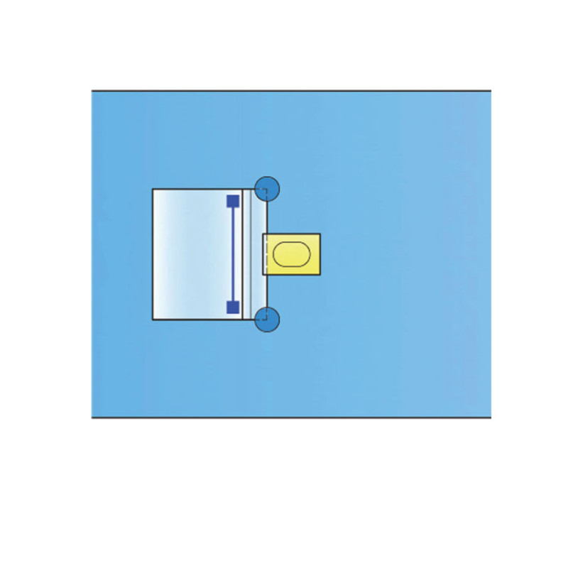 Telo chirurgico oftalmico tnt 80x100 cm - sterile - conf. 40 pz. Telo chirurgico oftalmico tnt 80x100 cm - sterile - conf. 40 pz.