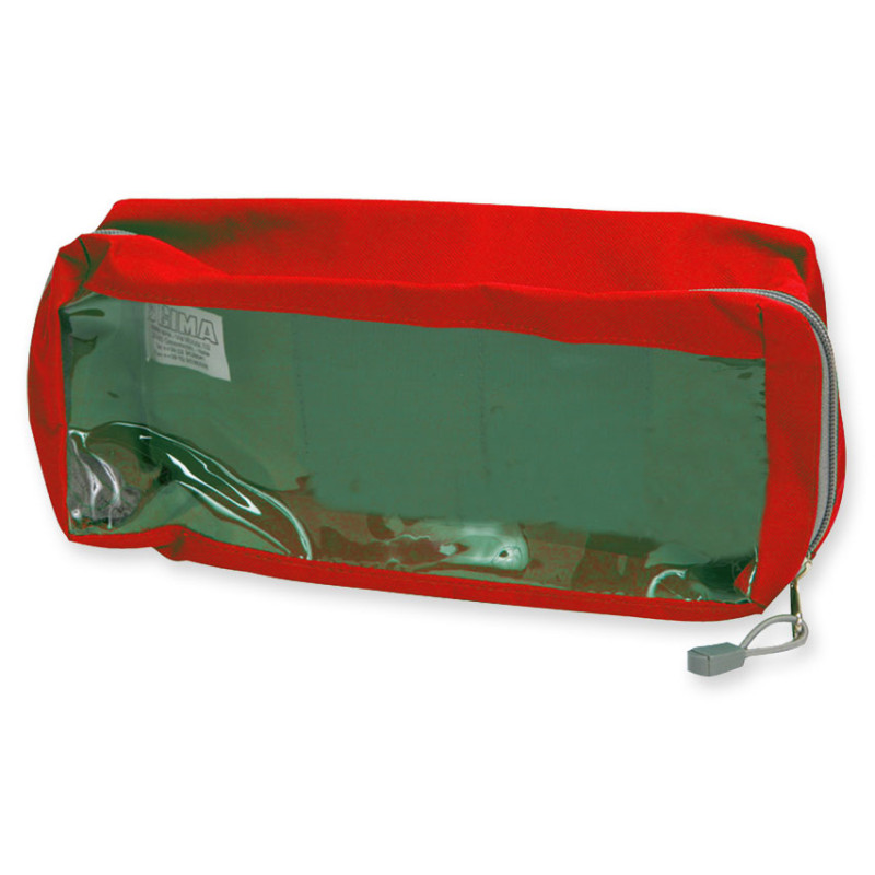 Borsetta e2 - rettangolare con finestra - rossa - 1 pz. Borsetta e2 - rettangolare con finestra - rossa - 1 pz.