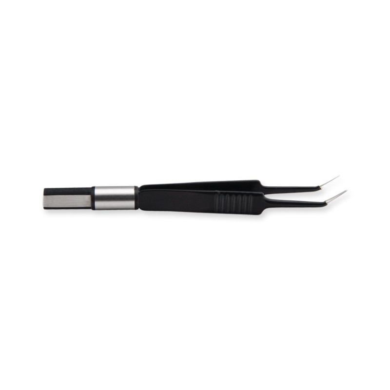 Pinza "non stick" jeweller - 11,5 cm - punte angolate 0,7 mm - 1 pz. Pinza "non stick" jeweller - 11,5 cm - punte angolate 0,7 mm - 1 pz.