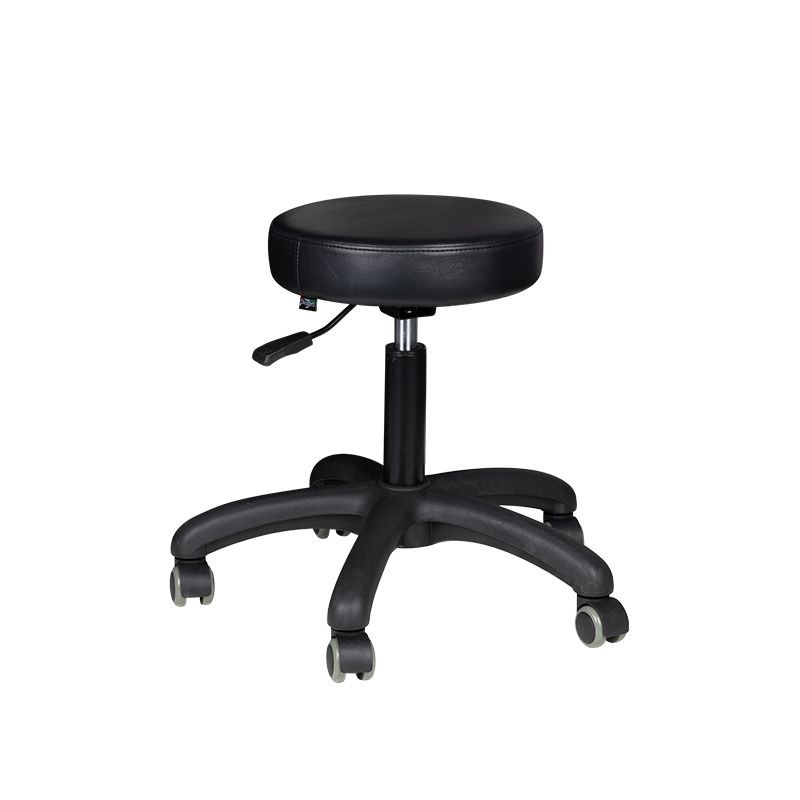 Sgabello con altezza regolabile nero Sgabello con altezza regolabile nero