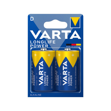 Batteria torcia varta h.e. - d - blister 2 pz.