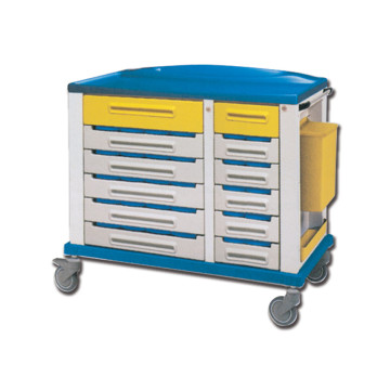 Carrello farmacia large - 30 scomparti - 1 pz.