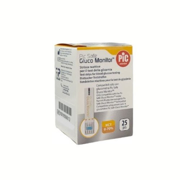 Strisce per la misurazione della glicemia Pic Safe - Conf.25 pz.