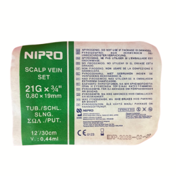 Aghi a farfalla Nipro 21 G - Conf.50 pz.