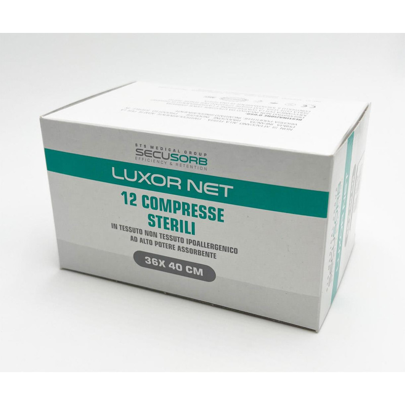 Garza sterile tnt 36x40cm - scatola da 12 pz. Garza sterile tnt 36x40cm - scatola da 12 pz.