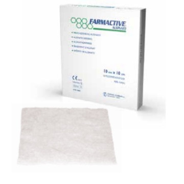 Farmactive alginato medicazione sterile cm 10x10 ast 10 pz