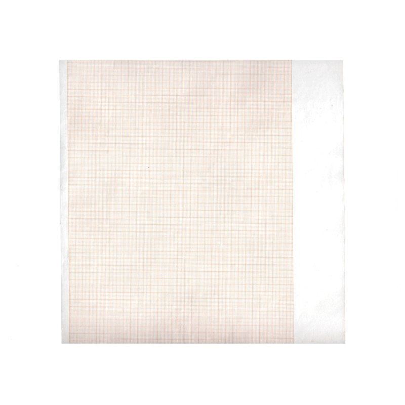 Carta termica ECG 210x20 mmxm - rotolo griglia arancio Carta termica ECG 210x20 mmxm - rotolo griglia arancio