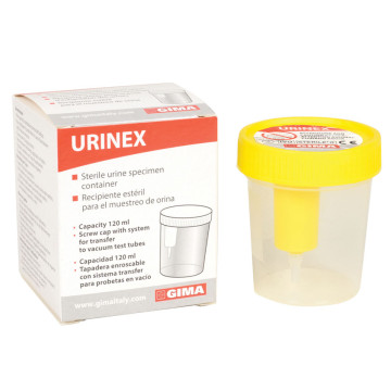 Contenitore Urine Plus 120 ml con campionatore - confezione singola