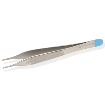 Pinza Adson 12 cm - retta - sterile 1x2 denti