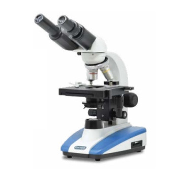 Microscopio Binoculare E-Acro 1000x (4x10x40x100x) - illum. a LED - tavolino traslatore